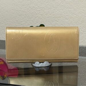 Cartier Gold Birthday Wallet